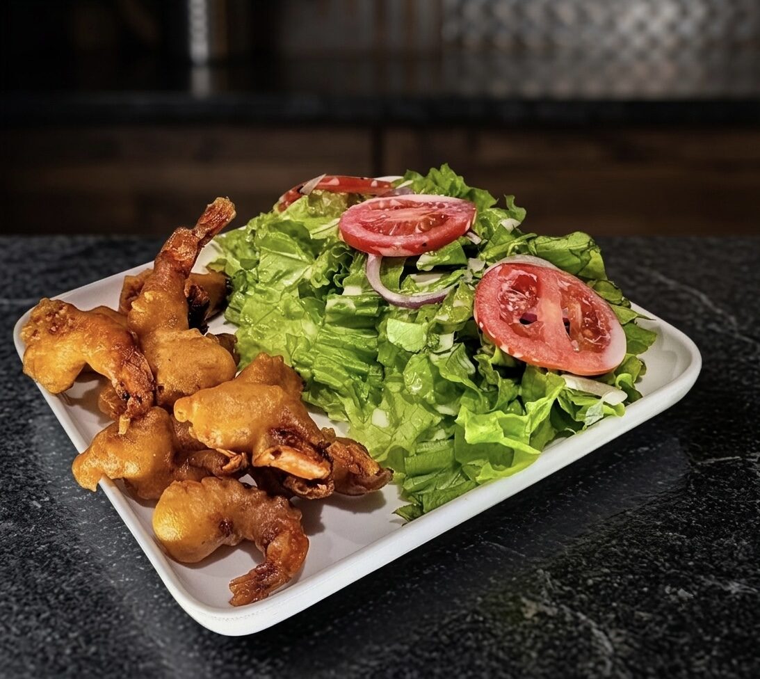 Frites et nuggets maison